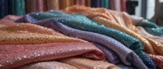 Блестки для тканей: обзор видов, свойств и применений